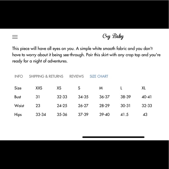 Crybaby Latex Mini Skirt - Picture 5 of 5